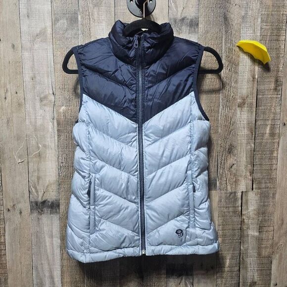 Mountain Hardwear Ratio Down Blue Puffer Vest - Picture 2 of 7